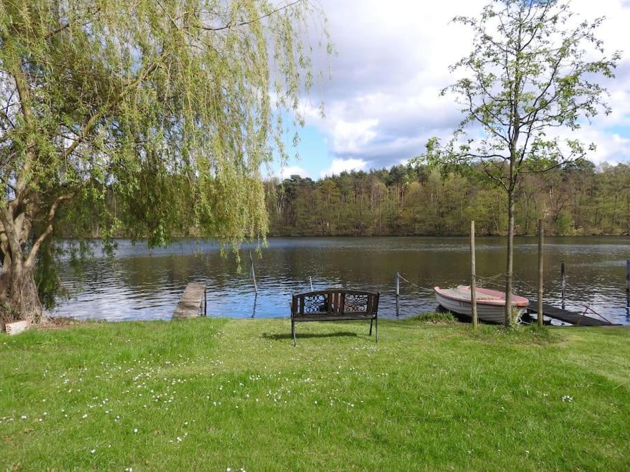 Dachwohnung Mit Wasserblick Und Eigenem Bootssteg Berlin Dış mekan fotoğraf